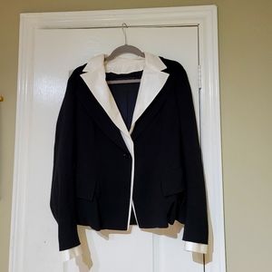 Donna Karan Jacket (black & white)